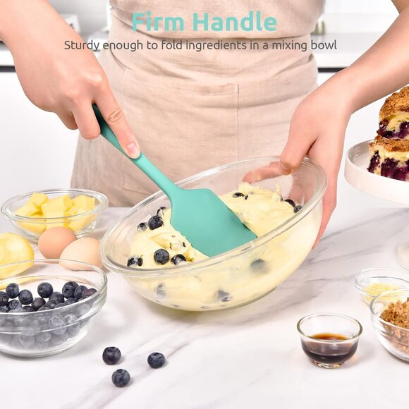 Heat Resistant Silicone Large Spatula: 600ºF High Heat Flexible 11.38in Silicon - Picture 5 of 8